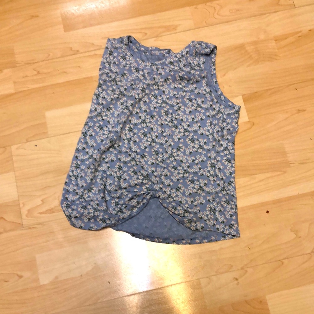 Girls floral tank top